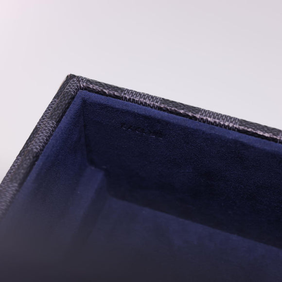 LOUIS VUITTON Damier Graphite Watch Case Coffret 8 Montor Trunk N48226 40463SV