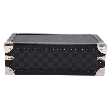 LOUIS VUITTON Damier Graphite Watch Case Coffret 8 Montor Trunk N48226 40463SV - 0