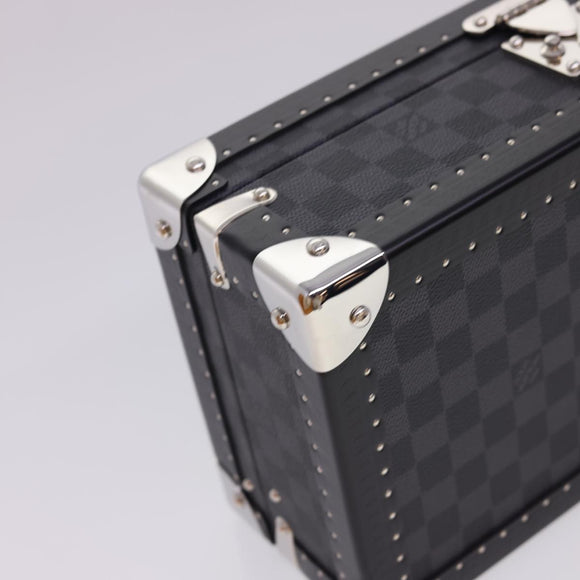 LOUIS VUITTON Damier Graphite Watch Case Coffret 8 Montor Trunk N48226 40463SV