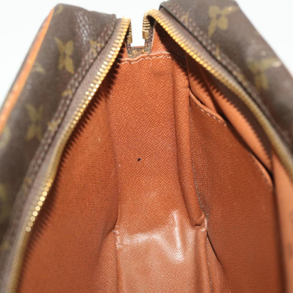 LOUIS VUITTON Monogram Compiegne 28 Clutch Tasche M51845 LV Auth 40466