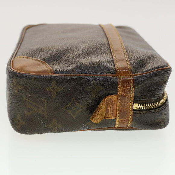 LOUIS VUITTON Monogram Compiegne 28 Clutch Tasche M51845 LV Auth 40466