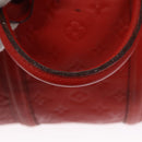 LOUIS VUITTON Empreinte Keepall Bandouliere 45 Boston Tasche Rot M40910 Auth 40518-15