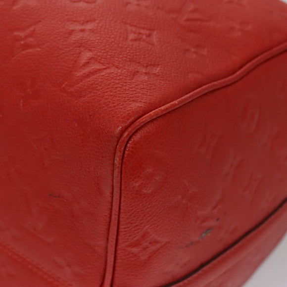 LOUIS VUITTON Empreinte Keepall Bandouliere 45 Boston Tasche Rot M40910 Auth 40518