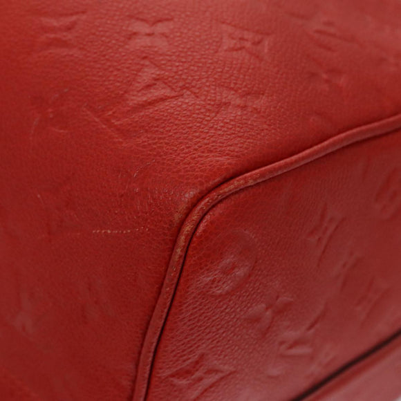 LOUIS VUITTON Empreinte Keepall Bandouliere 45 Boston Tasche Rot M40910 Auth 40518