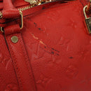 LOUIS VUITTON Empreinte Keepall Bandouliere 45 Boston Tasche Rot M40910 Auth 40518-9