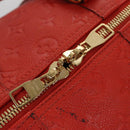 LOUIS VUITTON Empreinte Keepall Bandouliere 45 Boston Bag Red M40910 Auth 40518-20