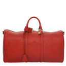 LOUIS VUITTON Empreinte Keepall Bandouliere 45 Boston Bag Red M40910 Auth 40518-13