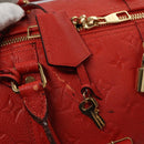 LOUIS VUITTON Empreinte Keepall Bandouliere 45 Boston Bag Red M40910 Auth 40518-23