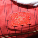 LOUIS VUITTON Empreinte Keepall Bandouliere 45 Boston Tasche Rot M40910 Auth 40518-24