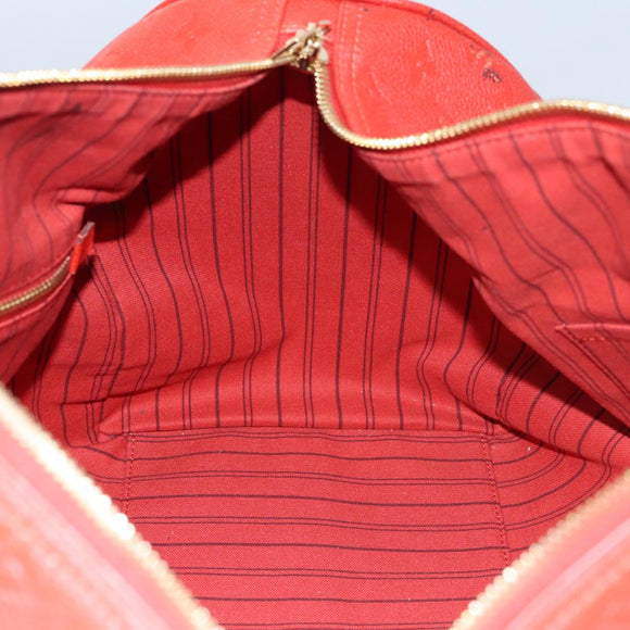 LOUIS VUITTON Empreinte Keepall Bandouliere 45 Boston Tasche Rot M40910 Auth 40518