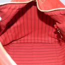 LOUIS VUITTON Empreinte Keepall Bandouliere 45 Boston Bag Red M40910 Auth 40518-26