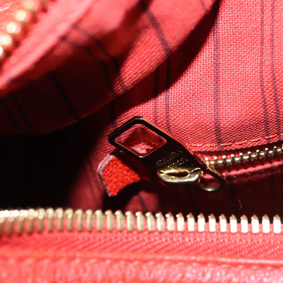 LOUIS VUITTON Empreinte Keepall Bandouliere 45 Boston Tasche Rot M40910 Auth 40518