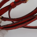 LOUIS VUITTON Empreinte Keepall Bandouliere 45 Boston Bag Red M40910 Auth 40518-31