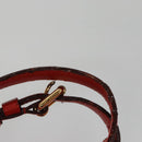 LOUIS VUITTON Empreinte Keepall Bandouliere 45 Boston Bag Red M40910 Auth 40518-32