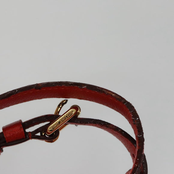 LOUIS VUITTON Empreinte Keepall Bandouliere 45 Boston Tasche Rot M40910 Auth 40518