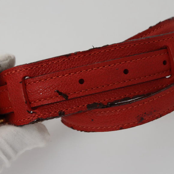 LOUIS VUITTON Empreinte Keepall Bandouliere 45 Boston Tasche Rot M40910 Auth 40518