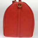 LOUIS VUITTON Empreinte Keepall Bandouliere 45 Boston Bag Red M40910 Auth 40518-3