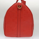 LOUIS VUITTON Empreinte Keepall Bandouliere 45 Boston Tasche Rot M40910 Auth 40518-4