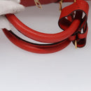 LOUIS VUITTON Empreinte Keepall Bandouliere 45 Boston Bag Red M40910 Auth 40518-7