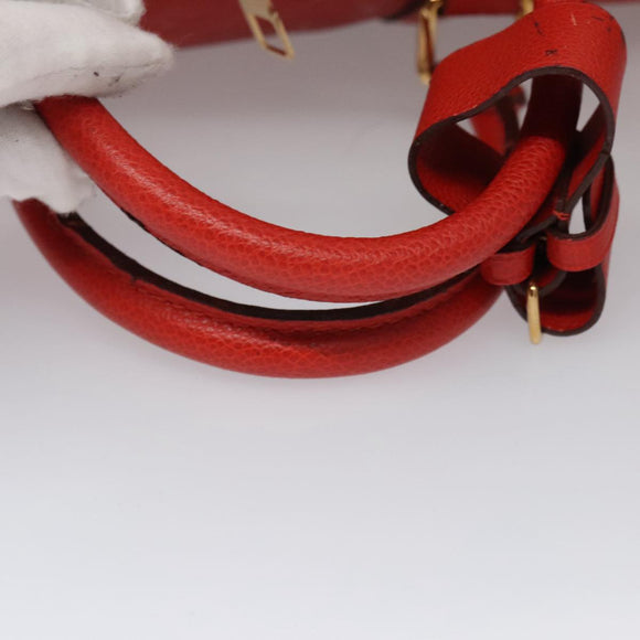 LOUIS VUITTON Empreinte Keepall Bandouliere 45 Boston Tasche Rot M40910 Auth 40518