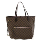 LOUIS VUITTON Damier Ebene Neverfull MM Tote Bag N51105 LV Auth 40600-1