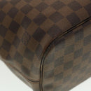 LOUIS VUITTON Damier Ebene Neverfull MM Tote Bag N51105 LV Auth 40600-16