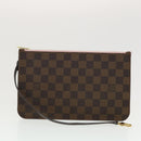 LOUIS VUITTON Damier Ebene Neverfull MM Tote Bag N51105 LV Auth 40600-24