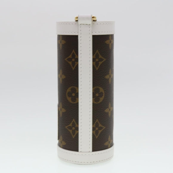 LOUIS VUITTON Monogram NBA FLASK HOLDER Water Bottle Blue Red GI0565 Auth 40703S