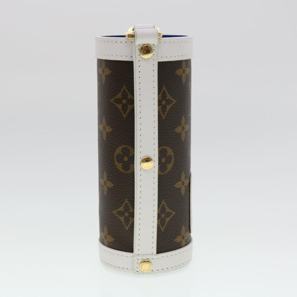 LOUIS VUITTON Monogram NBA FLASK HOLDER Water Bottle Blue Red GI0565 Auth 40703SM