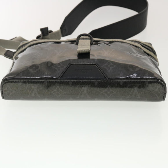 LOUIS VUITTON Monogram Eclipse Glaze Messenger PM Umhängetasche M52218 Auth 40800
