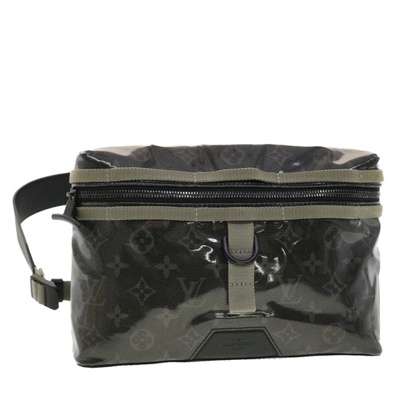LOUIS VUITTON Monogram Eclipse Glaze Messenger PM Umhängetasche M52218 Auth 40800