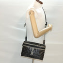 LOUIS VUITTON Monogram Eclipse Glaze Messenger PM Umhängetasche M52218 Auth 40800-23