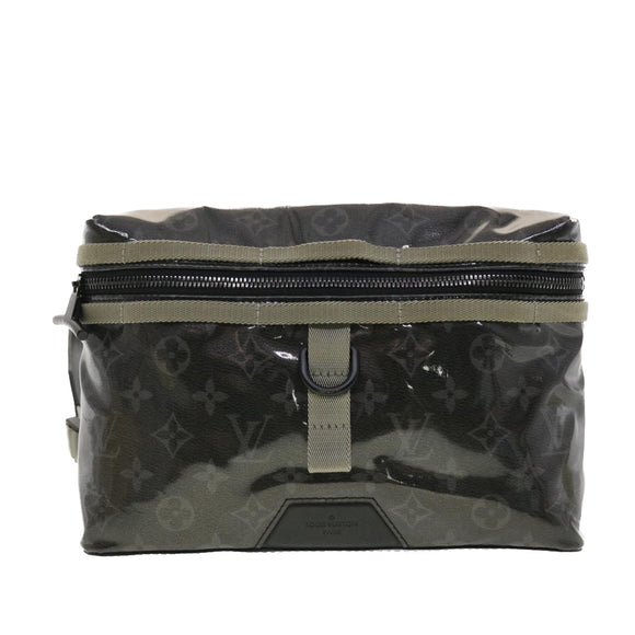 LOUIS VUITTON Monogram Eclipse Glaze Messenger PM Umhängetasche M52218 Auth 40800