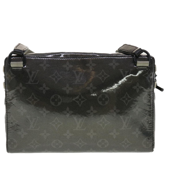 LOUIS VUITTON Monogram Eclipse Glaze Messenger PM Umhängetasche M52218 Auth 40800