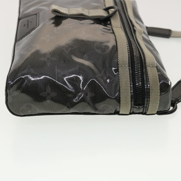 LOUIS VUITTON Monogram Eclipse Glaze Messenger PM Umhängetasche M52218 Auth 40800