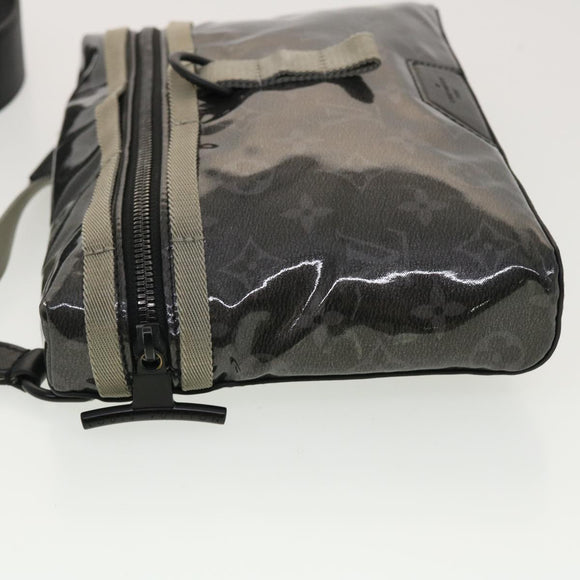 LOUIS VUITTON Monogram Eclipse Glaze Messenger PM Umhängetasche M52218 Auth 40800