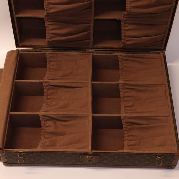 LOUIS VUITTON Monogram Gemine Shoes Trunk M21626 LV Auth 41008SV