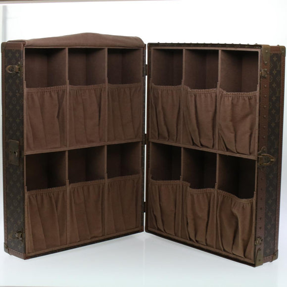 LOUIS VUITTON Monogram Gemine Shoes Trunk M21626 LV Auth 41008SV