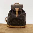 LOUIS VUITTON Monogram Montsouris PM Backpack M51137 LV Auth 41108-12