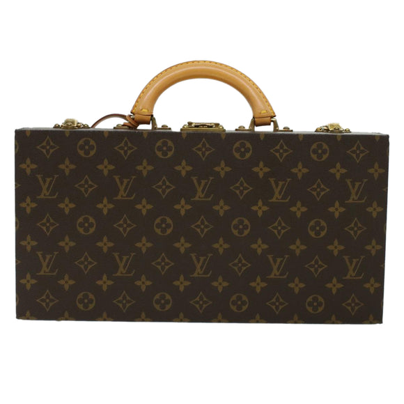 LOUIS VUITTON Monogram Casino Case Playing Cards Cube Game Dice SPO Auth 41140S