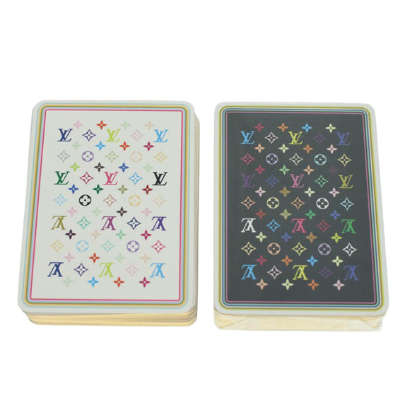 LOUIS VUITTON Monogram Casino Case Playing Cards Cube Game Dice SPO Auth 41140S