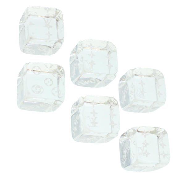 LOUIS VUITTON Monogram Casino Case Playing Cards Cube Game Dice SPO Auth 41140S