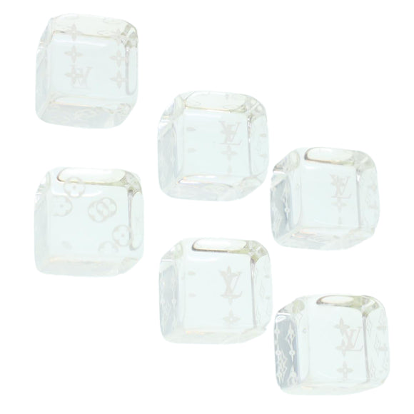 LOUIS VUITTON Monogram Casino Case Playing Cards Cube Game Dice SPO Auth 41140S