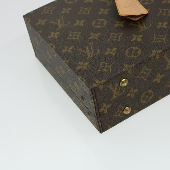 LOUIS VUITTON Monogram Casino Case Playing Cards Cube Game Dice SPO Auth 41140S