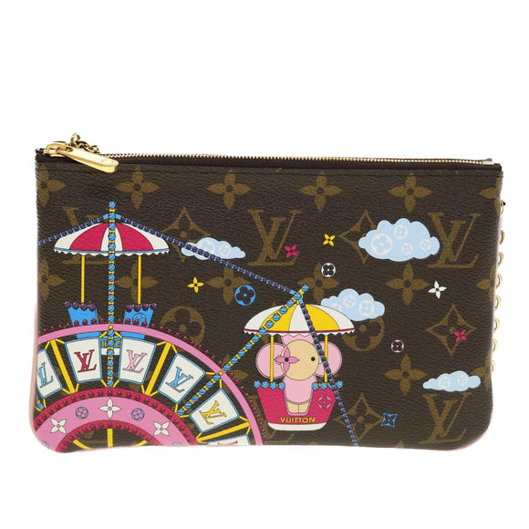 LOUIS VUITTON Vivienne Chain Pochette Double Zip Shoulder Bag M69744 LV 41162S