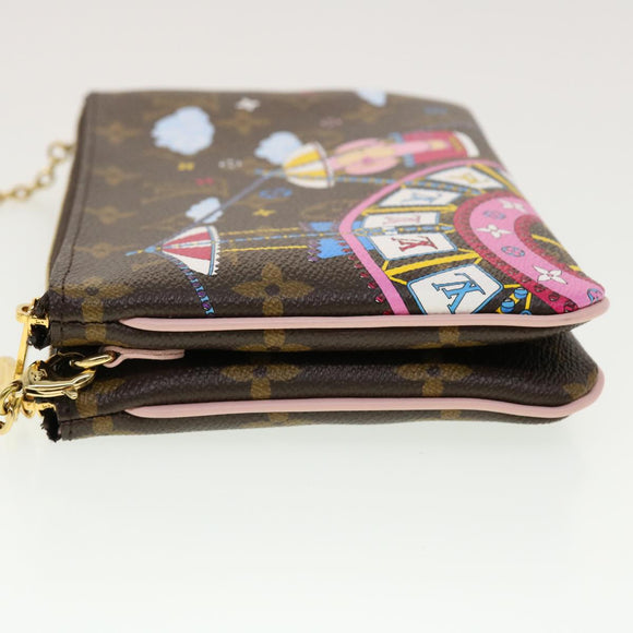 LOUIS VUITTON Vivienne Chain Pochette Double Zip Shoulder Bag M69744 LV 41162SM