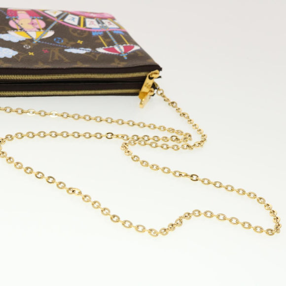 LOUIS VUITTON Vivienne Chain Pochette Double Zip Shoulder Bag M69744 LV 41162SM
