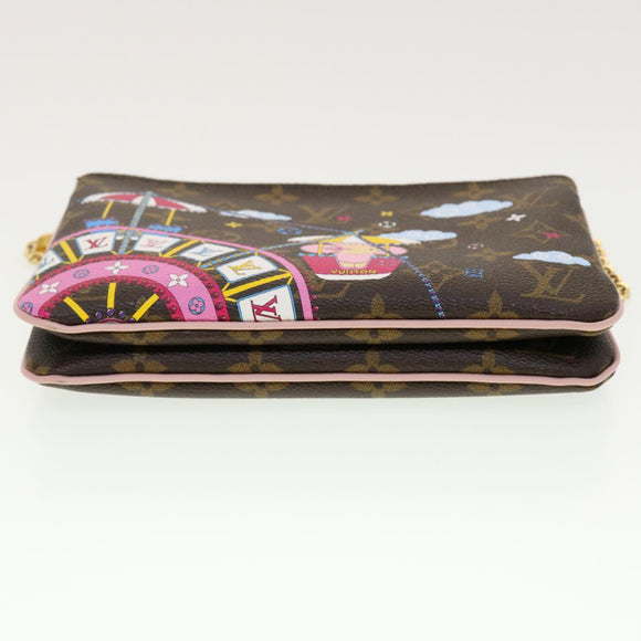 LOUIS VUITTON Vivienne Chain Pochette Double Zip Shoulder Bag M69744 LV 41162SM