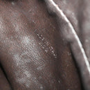 CELINE C Macadam Canvas Shoulder Bag Beige Auth 41264-12