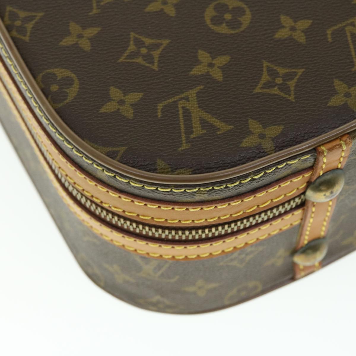 LOUIS VUITTON Monogram Tennis Case Valise Tennis Bag Racket case LV Auth 41573